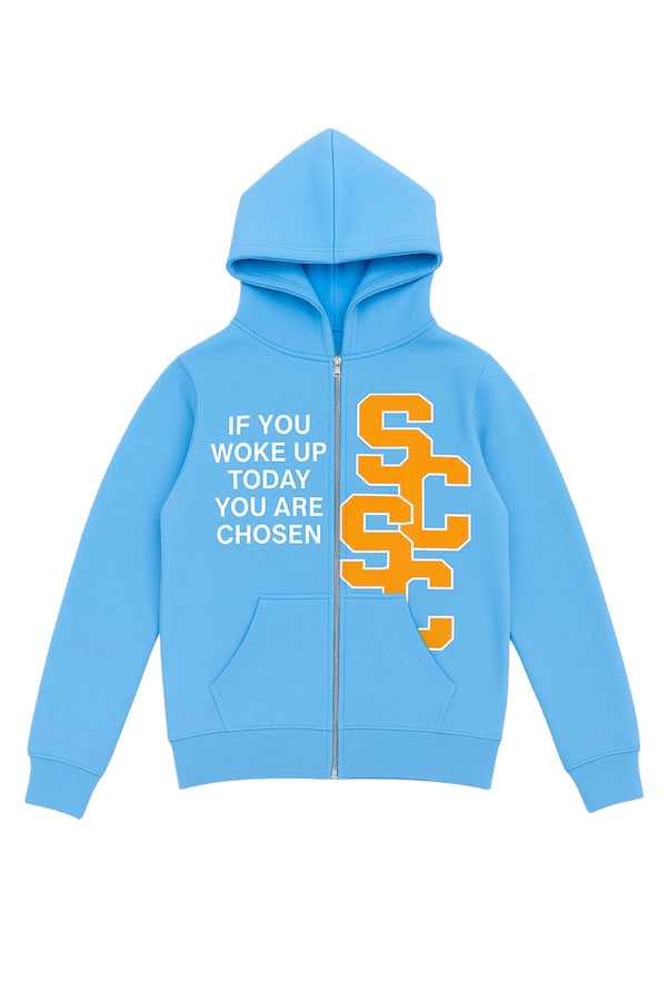 Blue Woke Up Chosen Hoodie