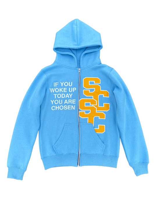 Blue ‘If You Woke Up Today You Are Chosen’ Hoodie