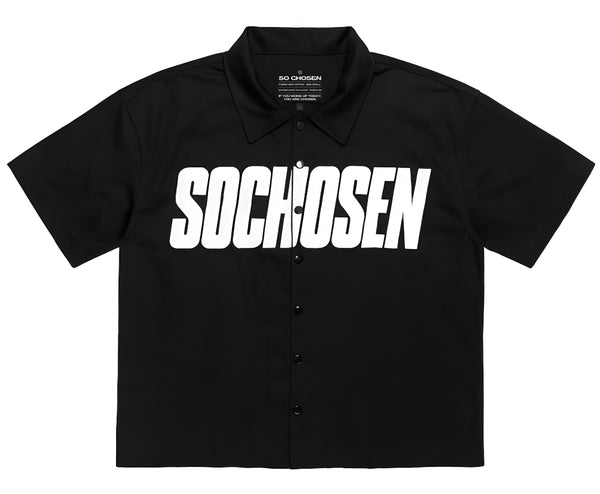 Black So Chosen Button Up